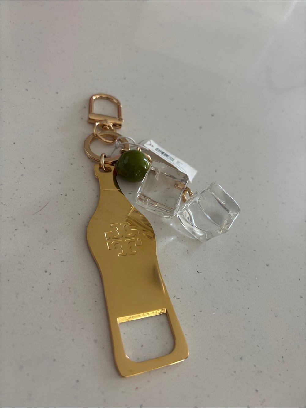 Tory Burch Bottle Opener Key Fob